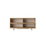 Buffet de Melamina en Color Natural-Negro, Gran Resistencia
