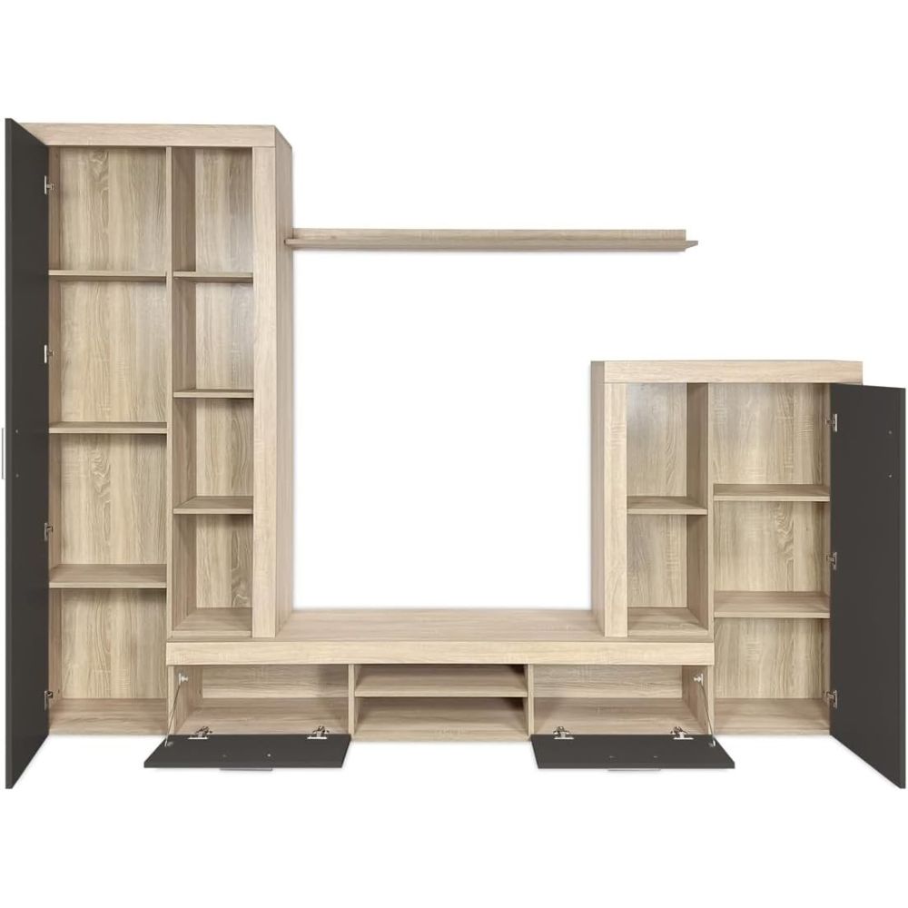 Mueble de salón y TV Composición de salón grande 263 Cm