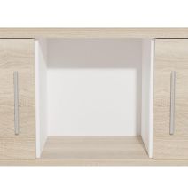 Meyvaser Mueble de salón y TV Composición para salón 200 cm Color Cambrian y Gran Espacio de Almacenamiento