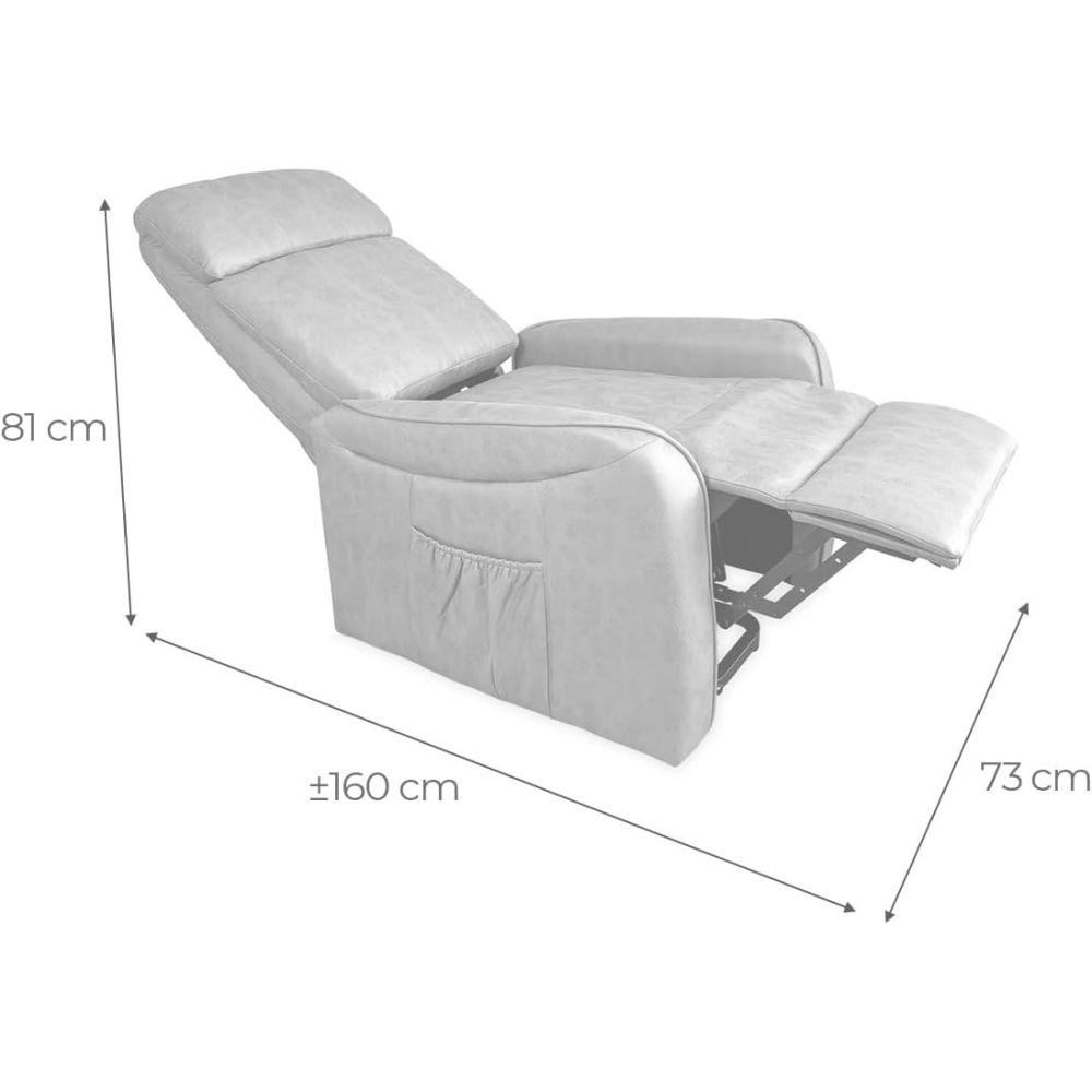 Butaca Relax Power Lift con Estructura de Madera