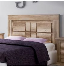 Pack Cabecero Nórdico de 160 x 120 cm + 2 Mesitas de Noche |Práctico y Elegante| Color Cañon (para Cama de 135-140, 150 o 160)