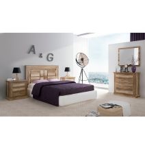 Cómoda 4 Cajones, Acabado en Color Cañón, Medidas: 91,5 cm (Ancho) x 90,8 cm (Alto) x 39,6 cm de (Fondo)