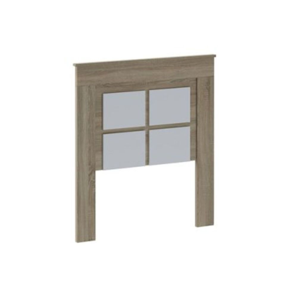 Cabecero Nórdico de 110 (Anc) x 120 (Al) x 3,8 (Fon) Cm Colores Cambria y Blanco (para Cama de 135-140